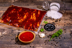 Pastramă de oaie condimentată