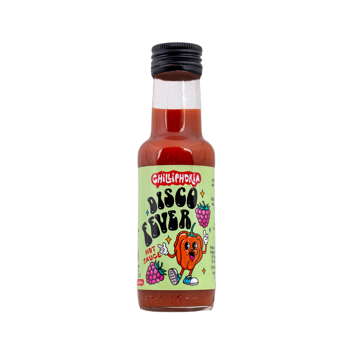 Disco Fever: Sos iute( Habanero,30% zmeură,20% fructul dragonului)