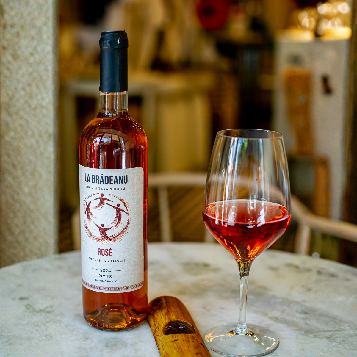 Vin rosé demisec La brădeanu
