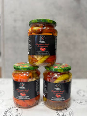 Murături asortate (gogoșar, conopidă, ardei)